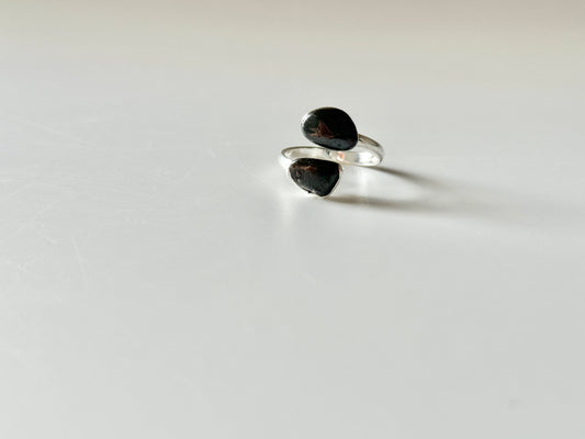 Hematite Adjustable Ring