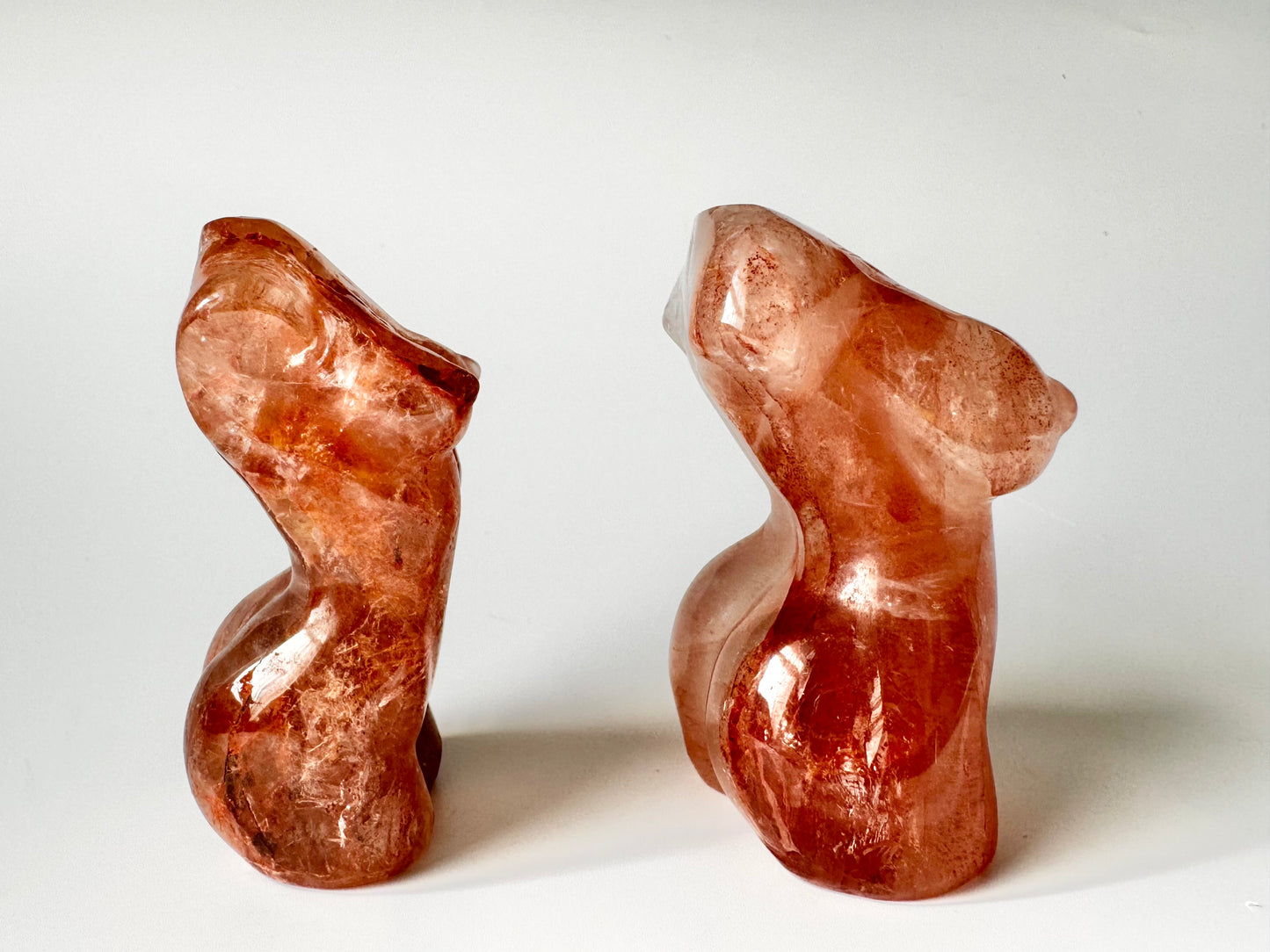 Fire Quartz Body Carvings