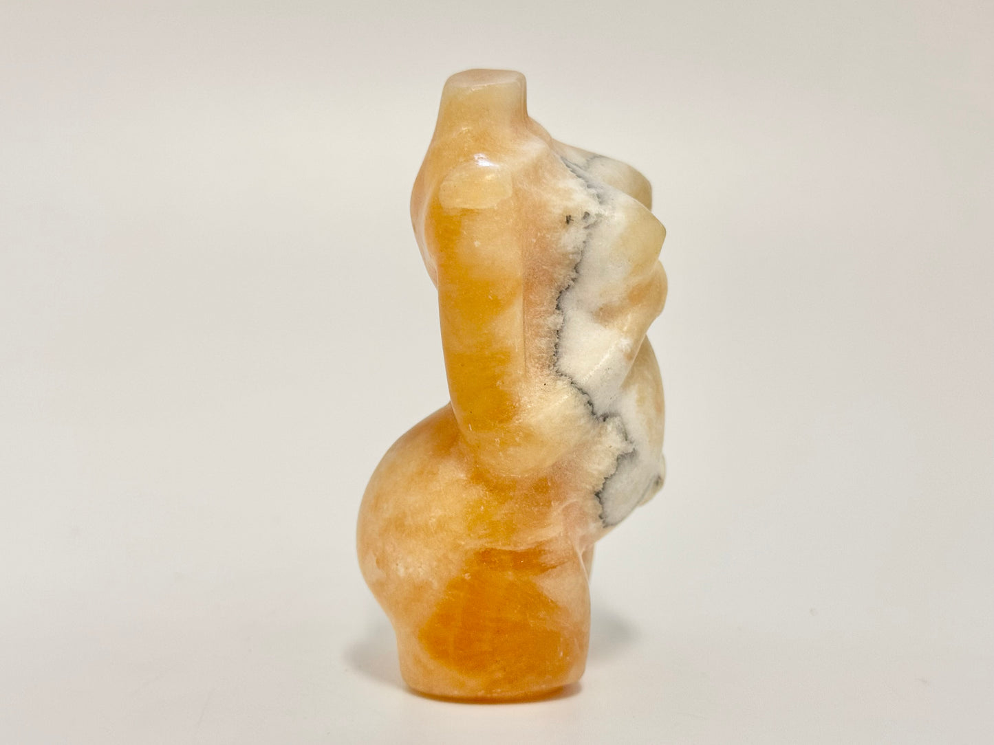 Yellow Calcite Pregnant Body, 3 inch