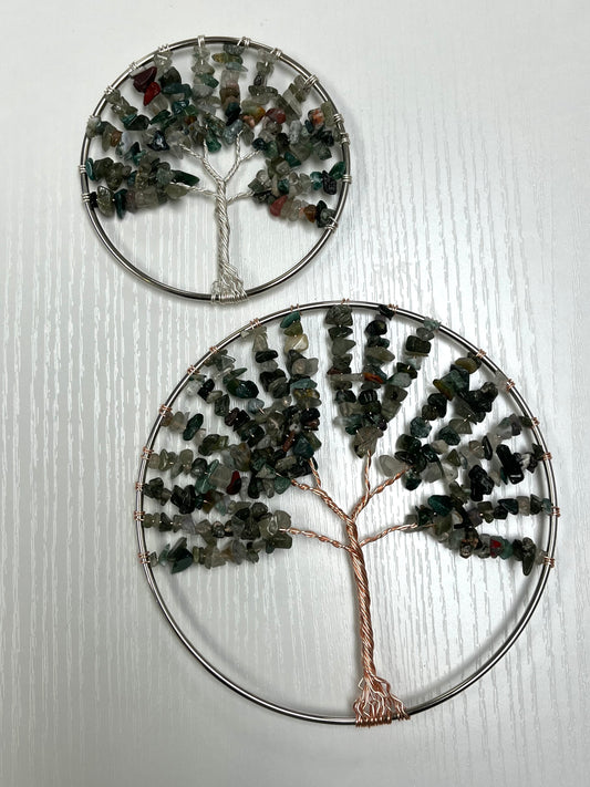 Moss Agate Tree of Life Hanging