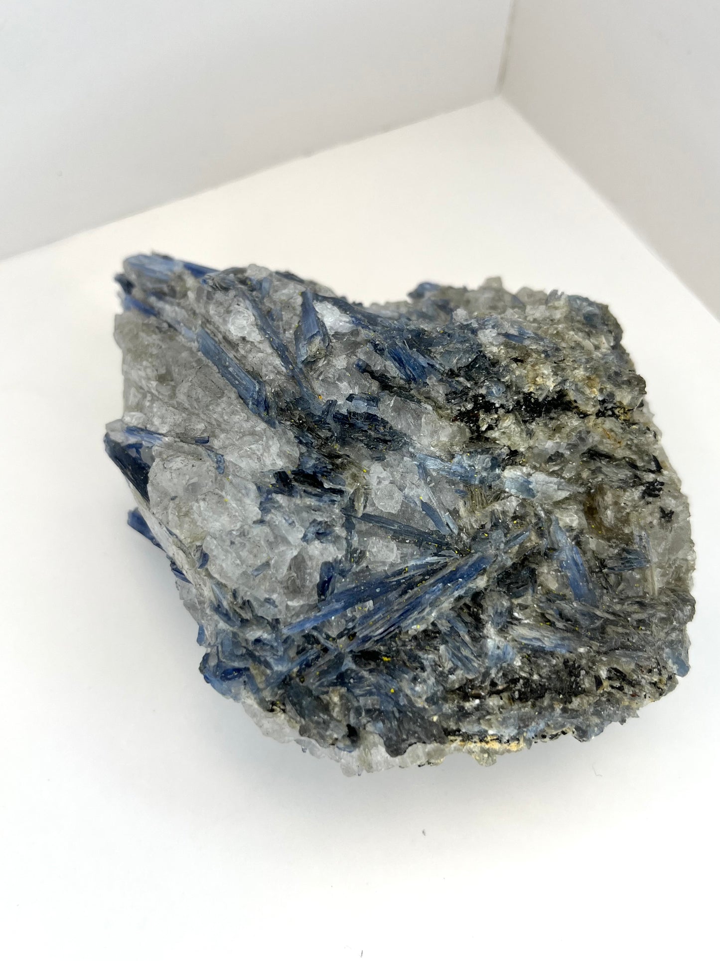 Blue Kyanite in Quartz Specimen (A)