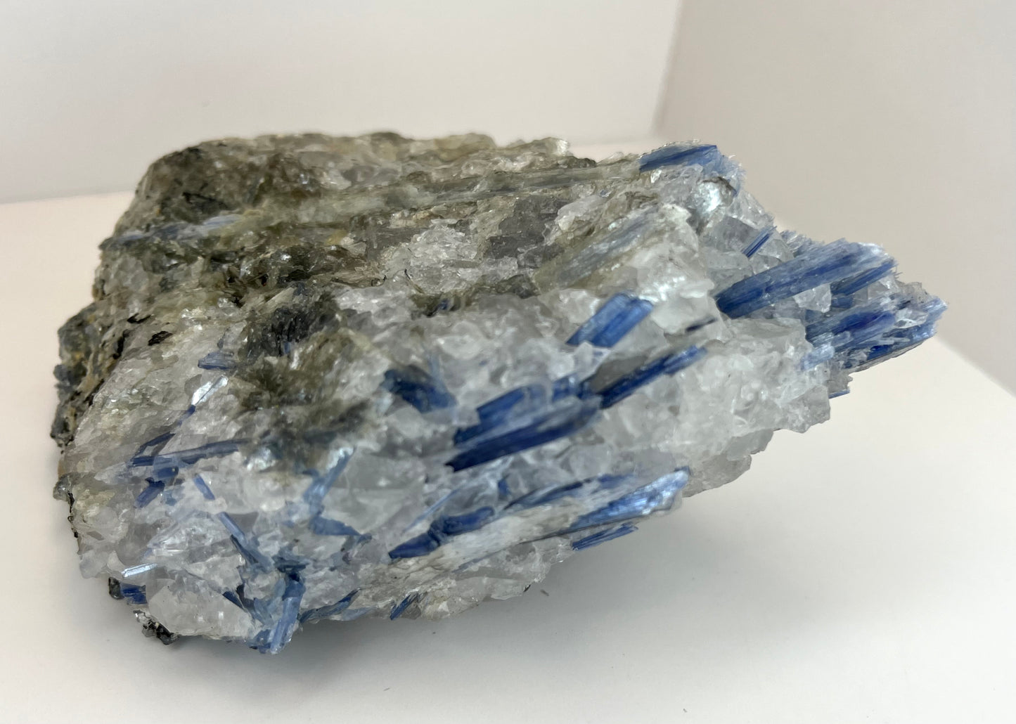 Blue Kyanite in Quartz Specimen (A)