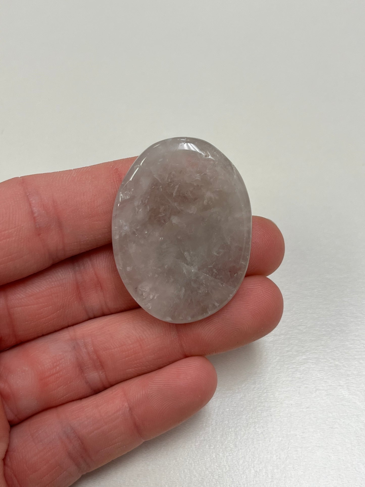 Oval Worry Stone with Indentation