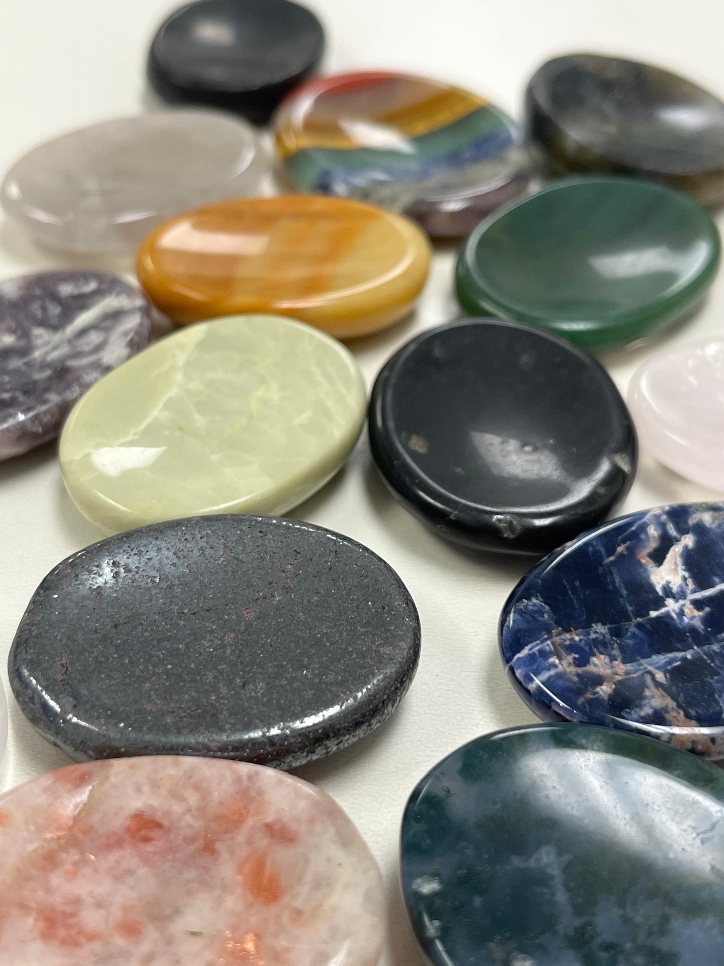 Oval Worry Stone with Indentation