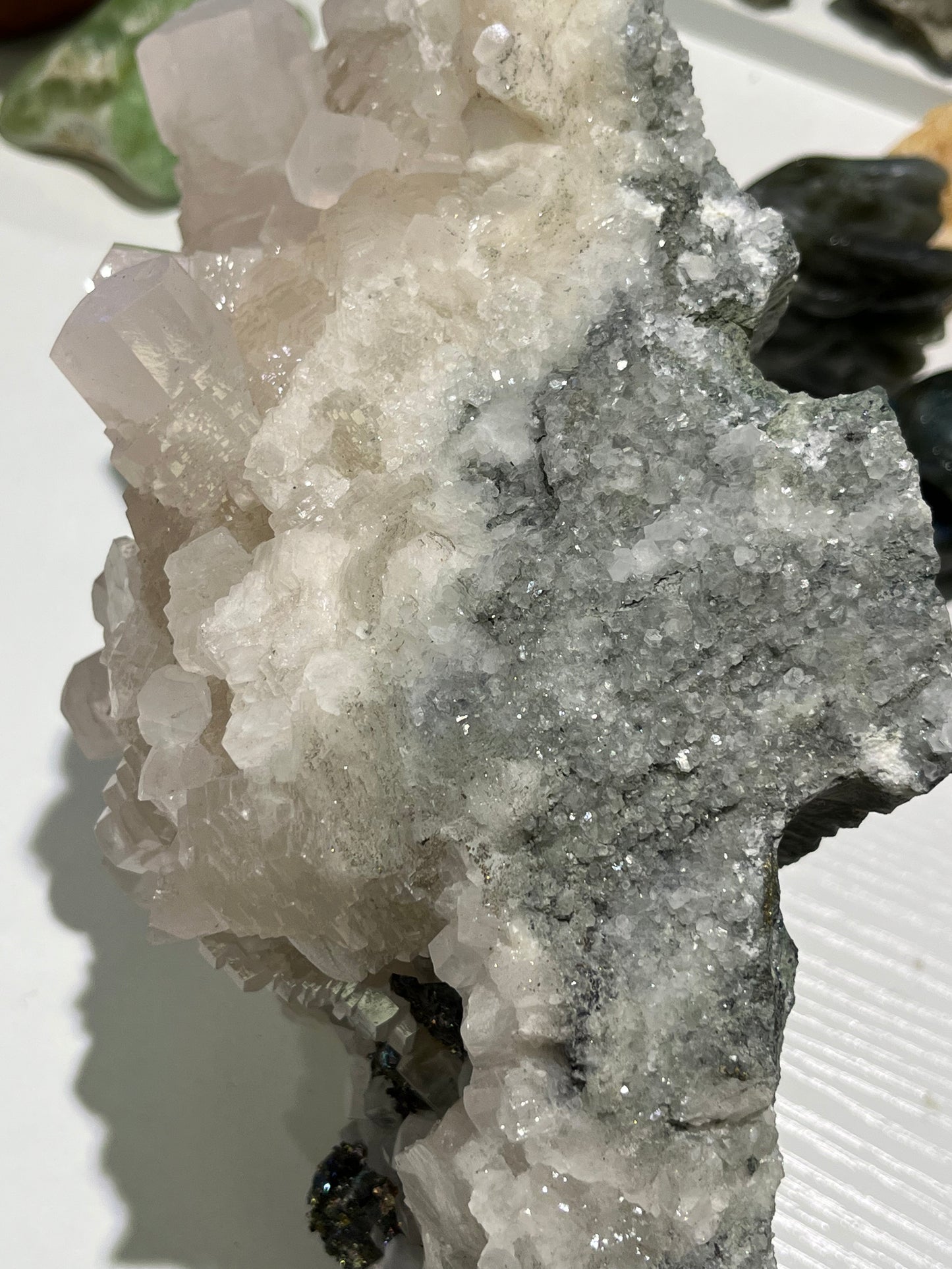 Mangano Calcite Crystal Specimen, Large