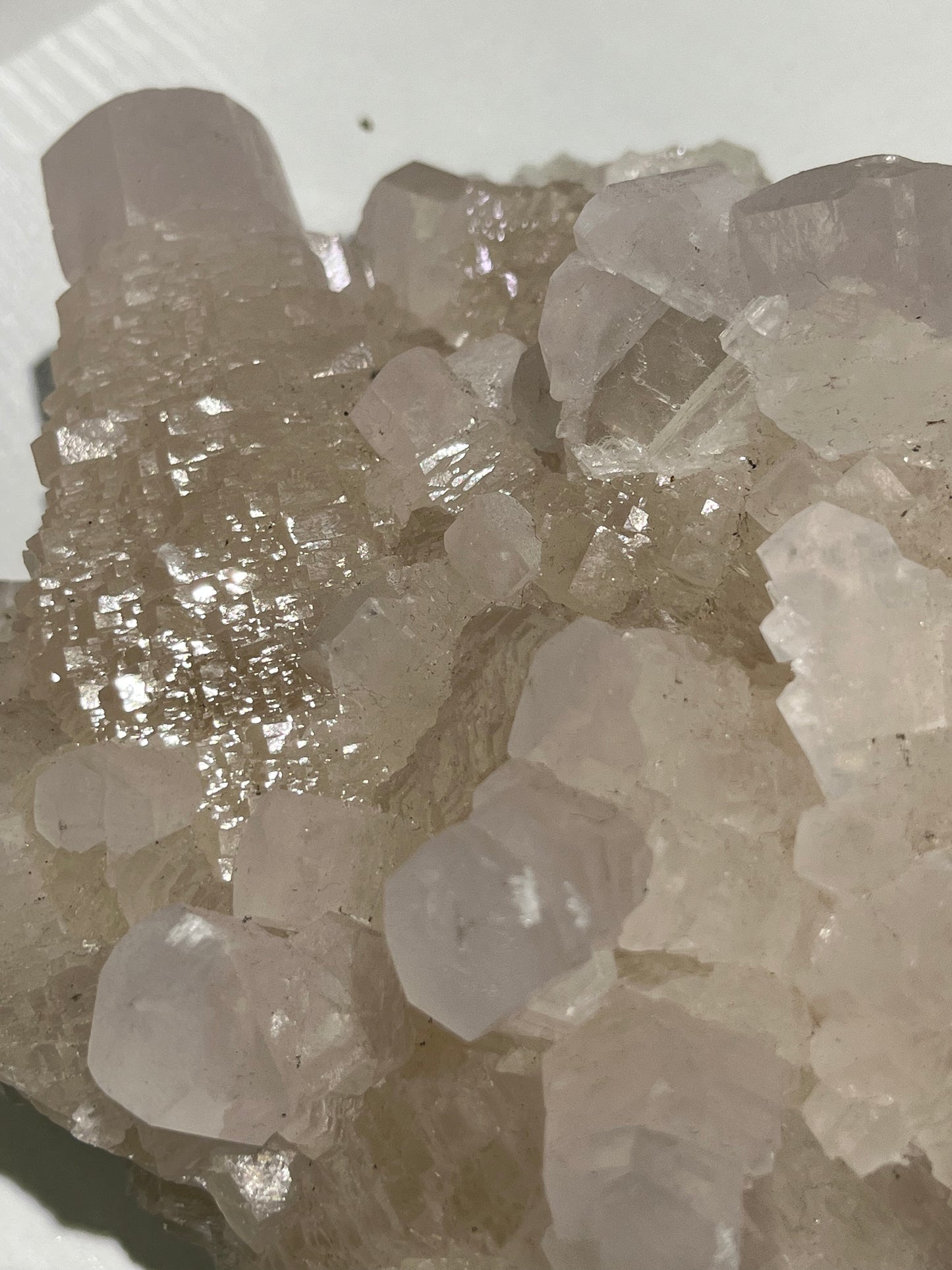 Mangano Calcite Crystal Specimen, Large