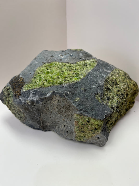 Raw Peridot Specimen, Large