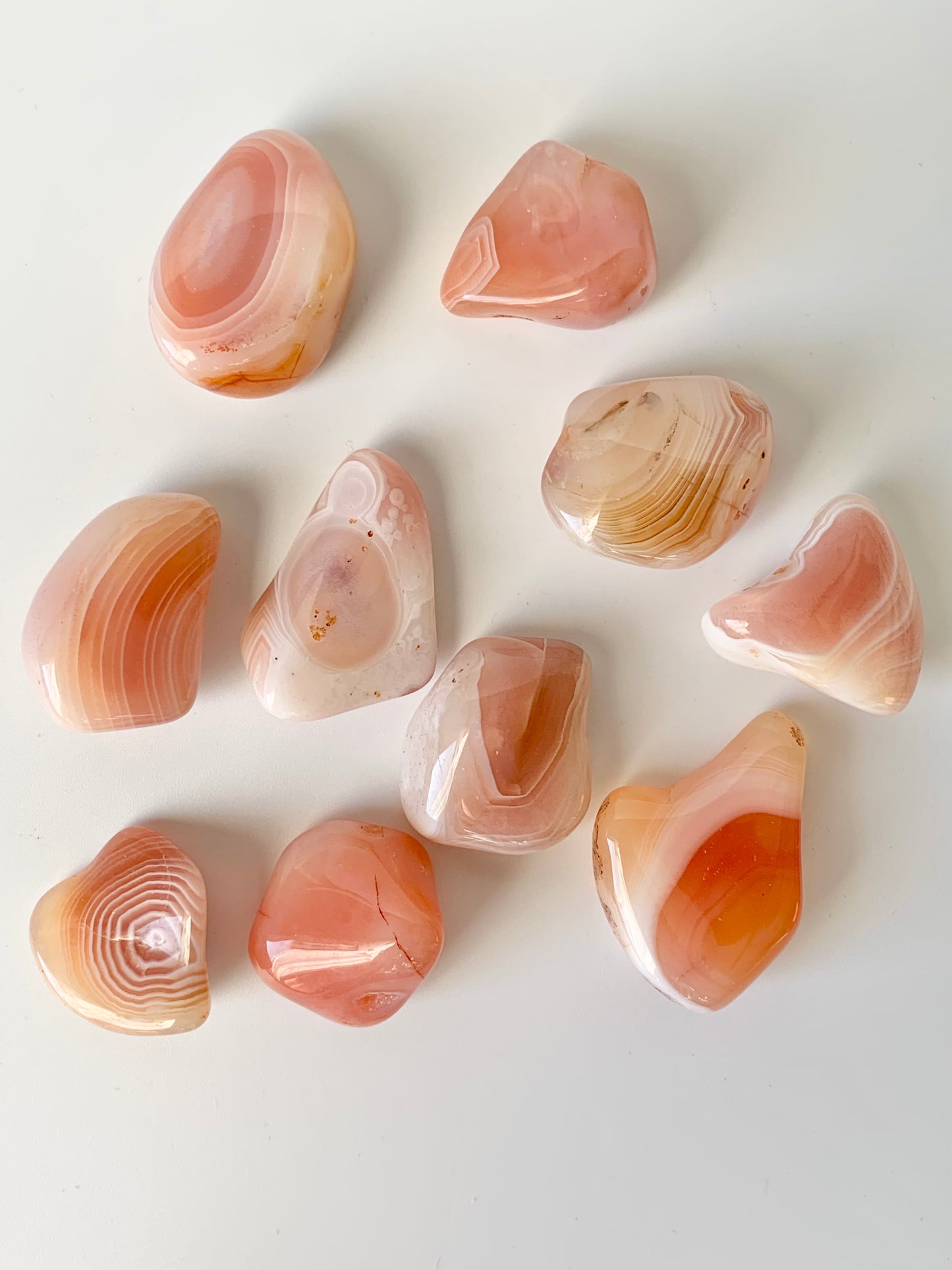 Apricot Agate Tumble