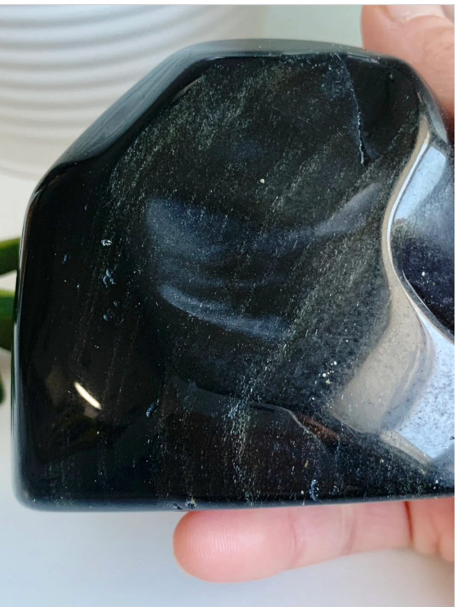 Gold Sheen Obsidian Free form