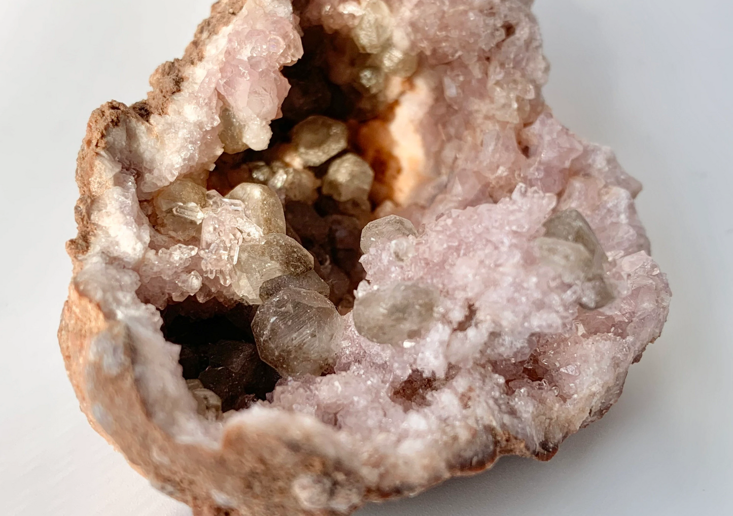 Pink Amethyst Geode