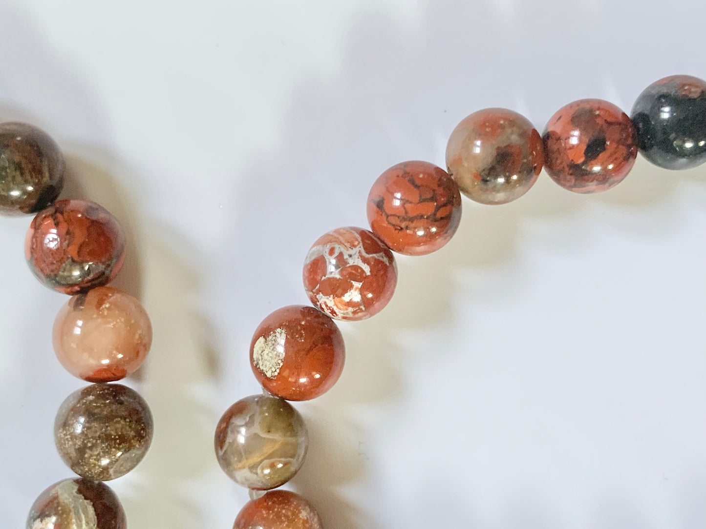 Brecciated Jasper Bracelet, 4 or 8 mm