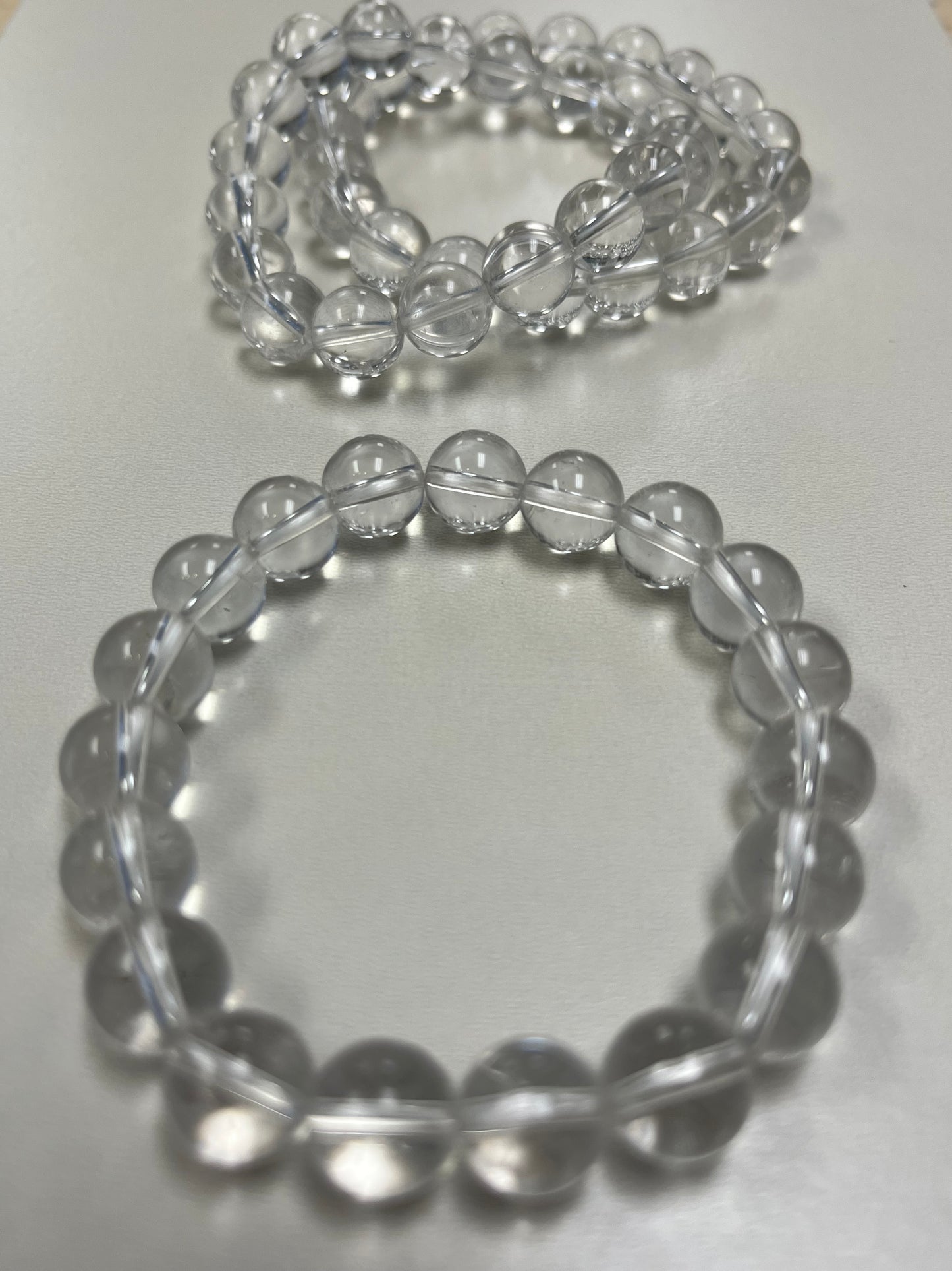 Clear Quartz Bracelet, 8 or 10mm