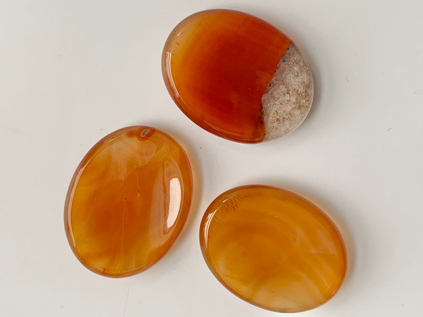 Oval Worry Stone with Indentation