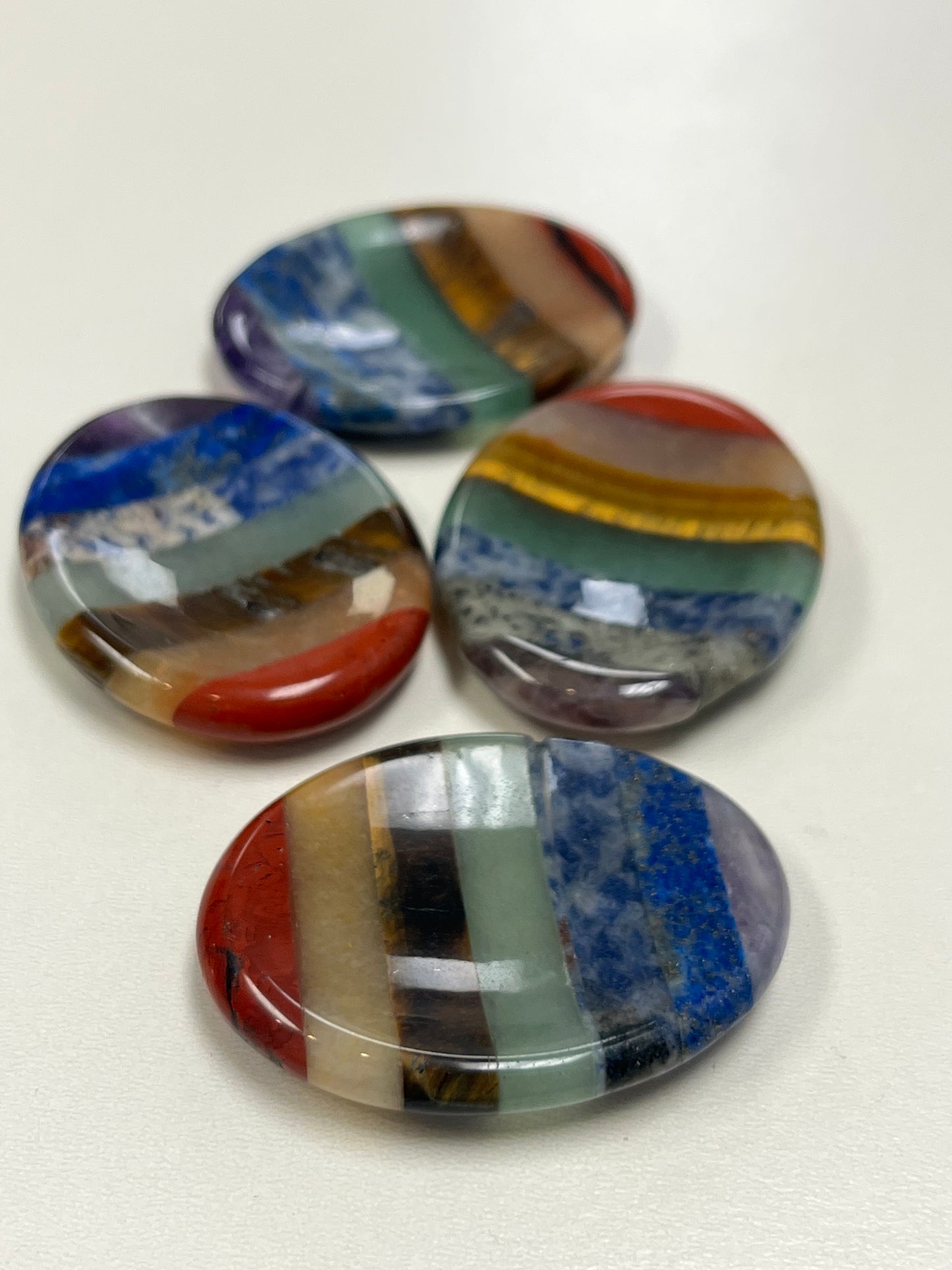 Oval Worry Stone with Indentation