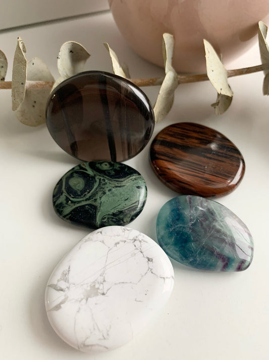 Carry stones, various types,  Worry Stone