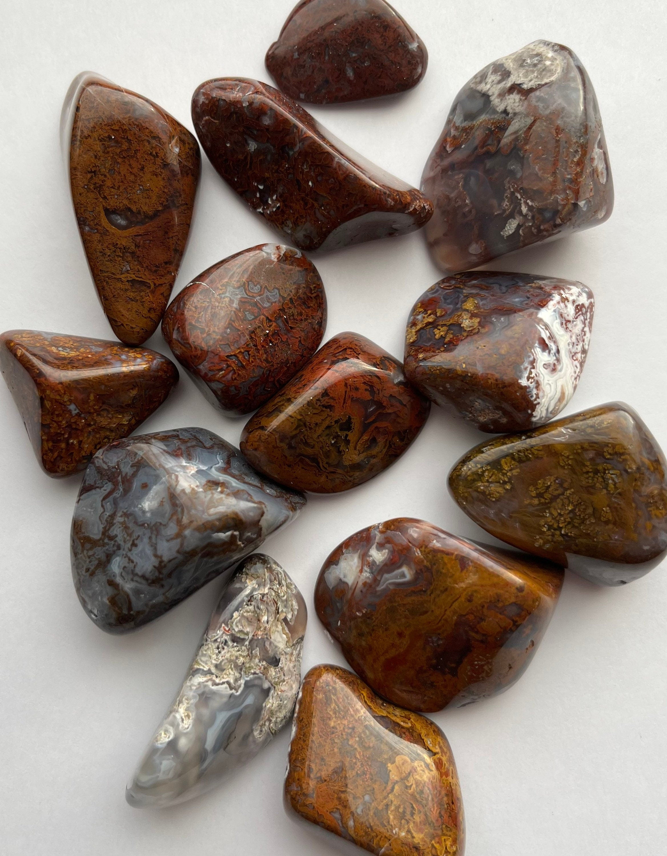 Brown moss shop agate