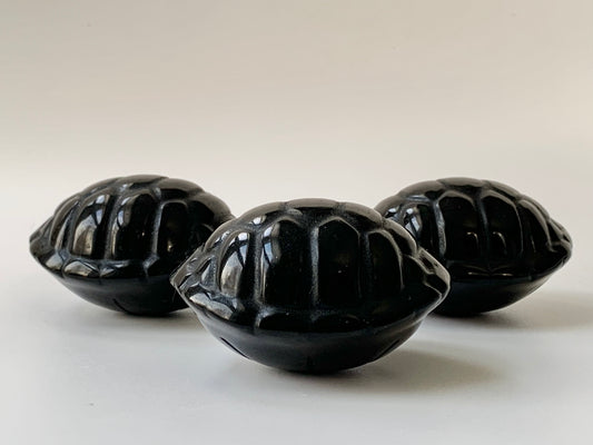 Turtle Shell Carving, obsidian