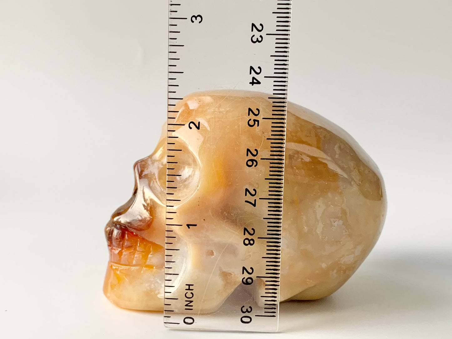 Ocean Jasper Skull Carving, High Quality, $54